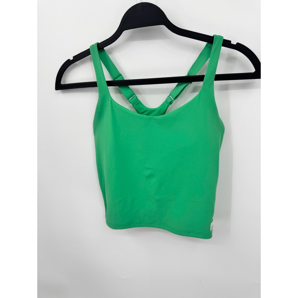 Vuori Dynamic Tank Top Women XS Green Racerback Padded VW1236